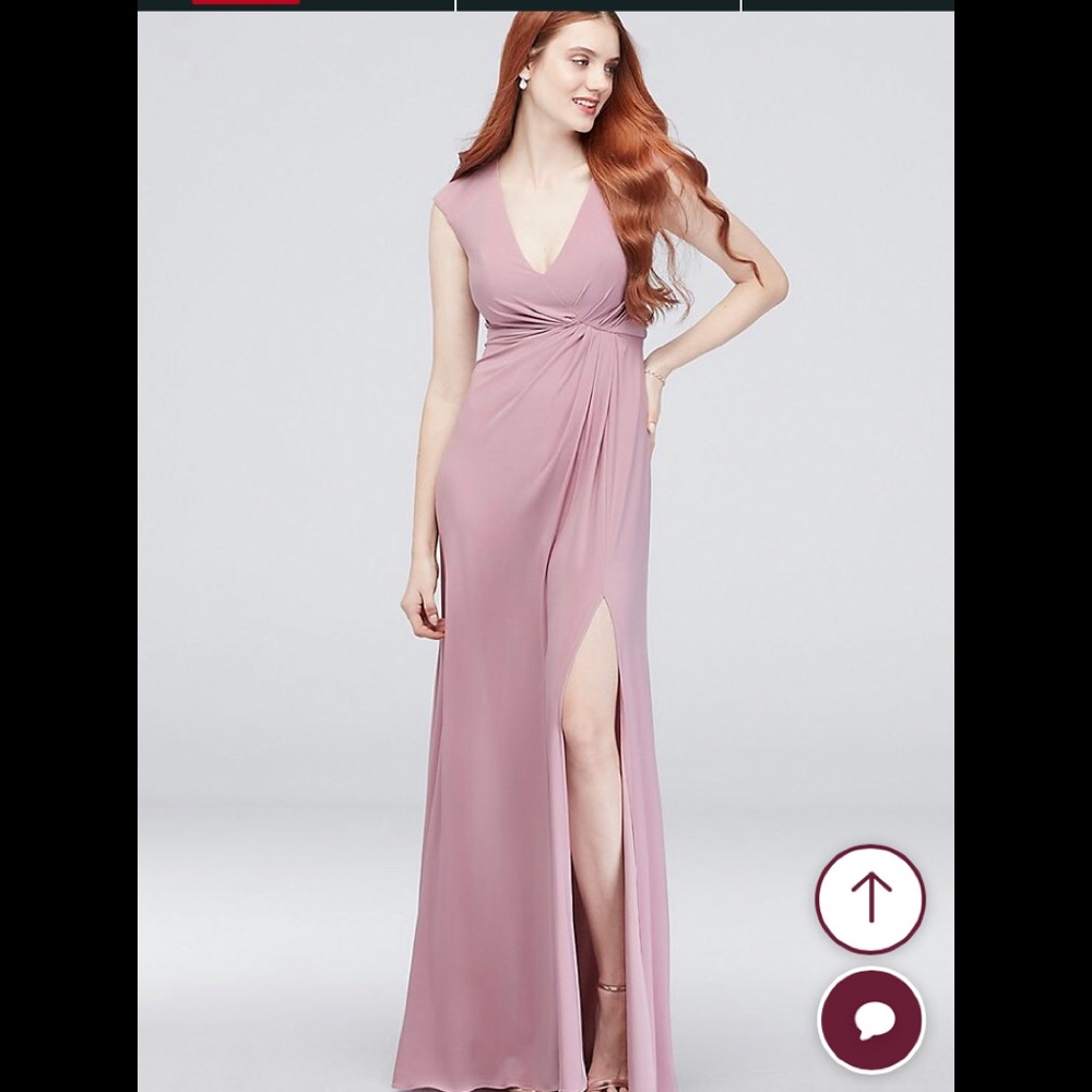 DB Studio dusty rose formal dress